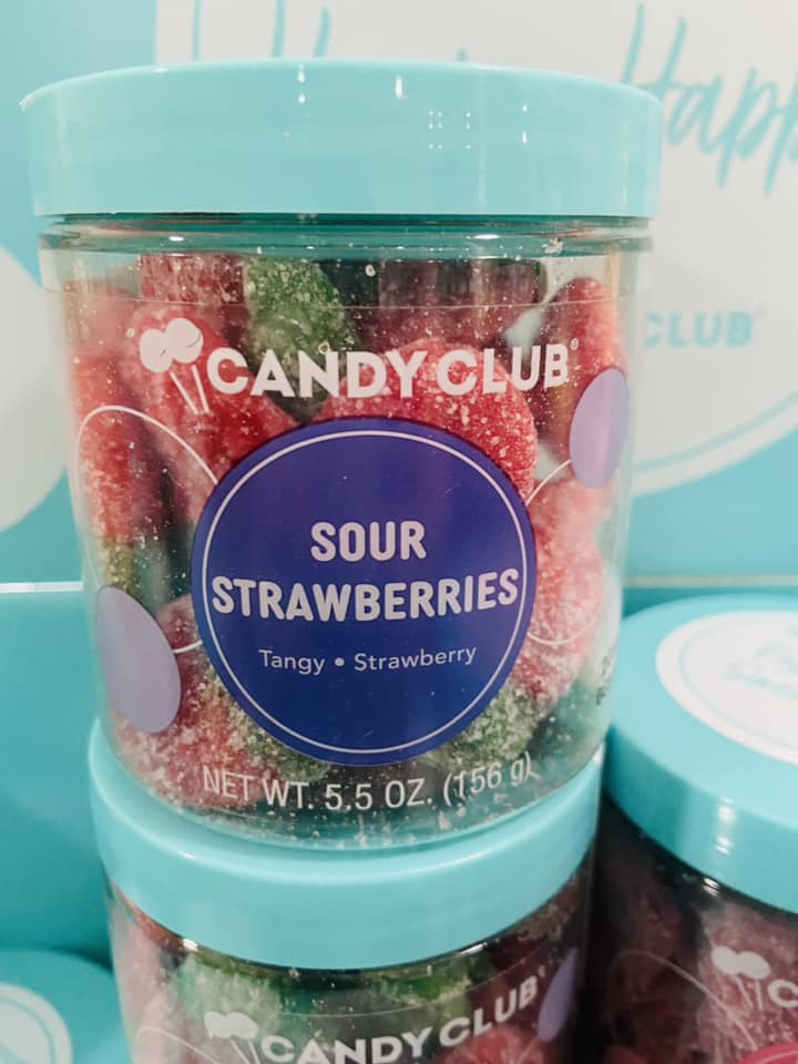 Candy Club Sour Strawberries - Deer Creek Mercantile