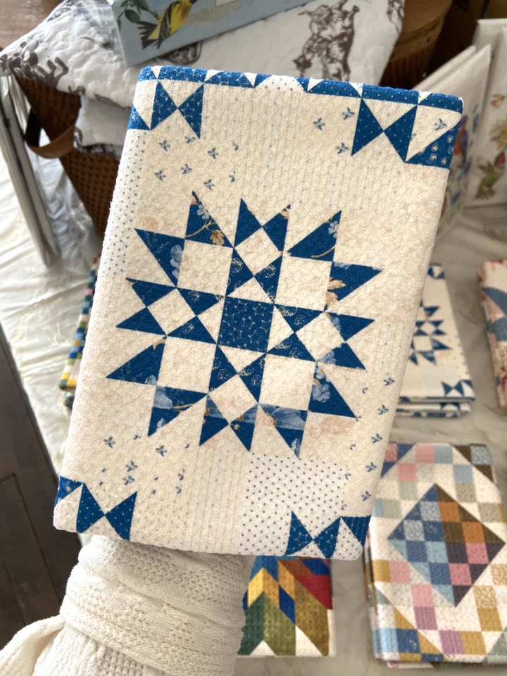 Sparklers Quilt Pattern Dish Towel - Deer Creek Mercantile