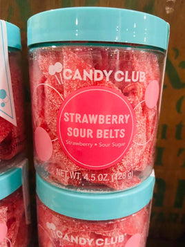 Candy Club Strawberry Sour Belts - Deer Creek Mercantile
