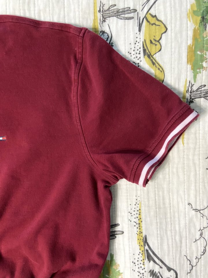 Pre-Loved Tommy Hilfiger Burgundy Polo *XL - Deer Creek Mercantile