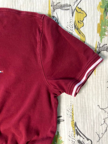 Pre-Loved Tommy Hilfiger Burgundy Polo *XL - Deer Creek Mercantile