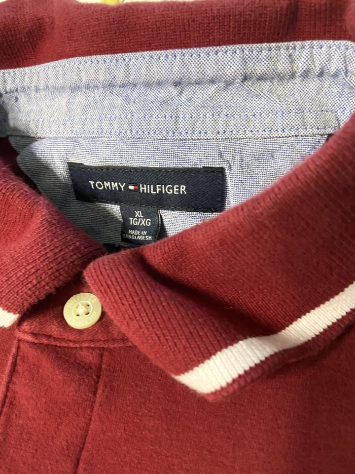 Pre-Loved Tommy Hilfiger Burgundy Polo *XL - Deer Creek Mercantile