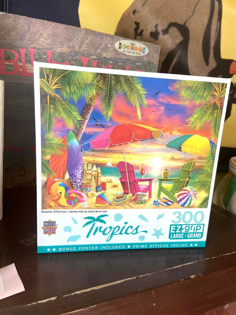 Tropics - Seaside Afternoon 300 Piece Ez Grip Jigsaw Puzzle - Deer Creek Mercantile