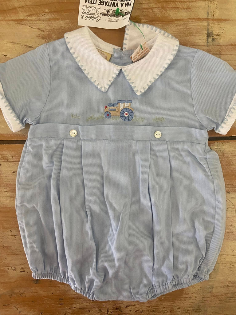 Vintage Tractor Baby Girls Onesie *3 Months - Deer Creek Mercantile