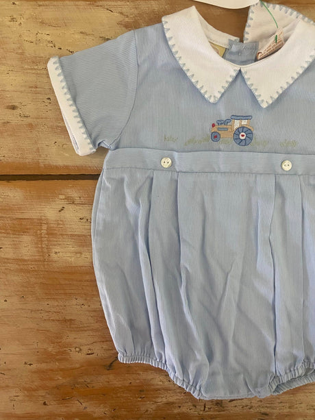 Vintage Tractor Baby Girls Onesie *3 Months - Deer Creek Mercantile