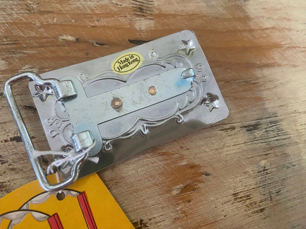 Vintage Western Wagon Kids Belt Buckle - Deer Creek Mercantile