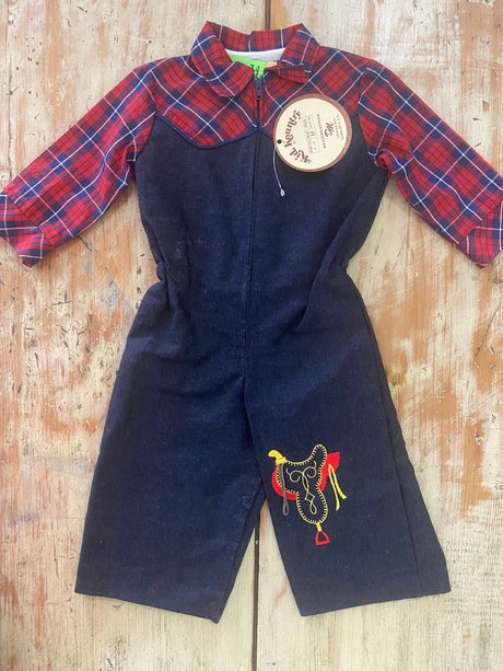 Vintage Kid Kountry Western Romper - Deer Creek Mercantile