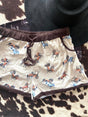 Wild Horses Western Cowboy Print Shorts - Deer Creek Mercantile