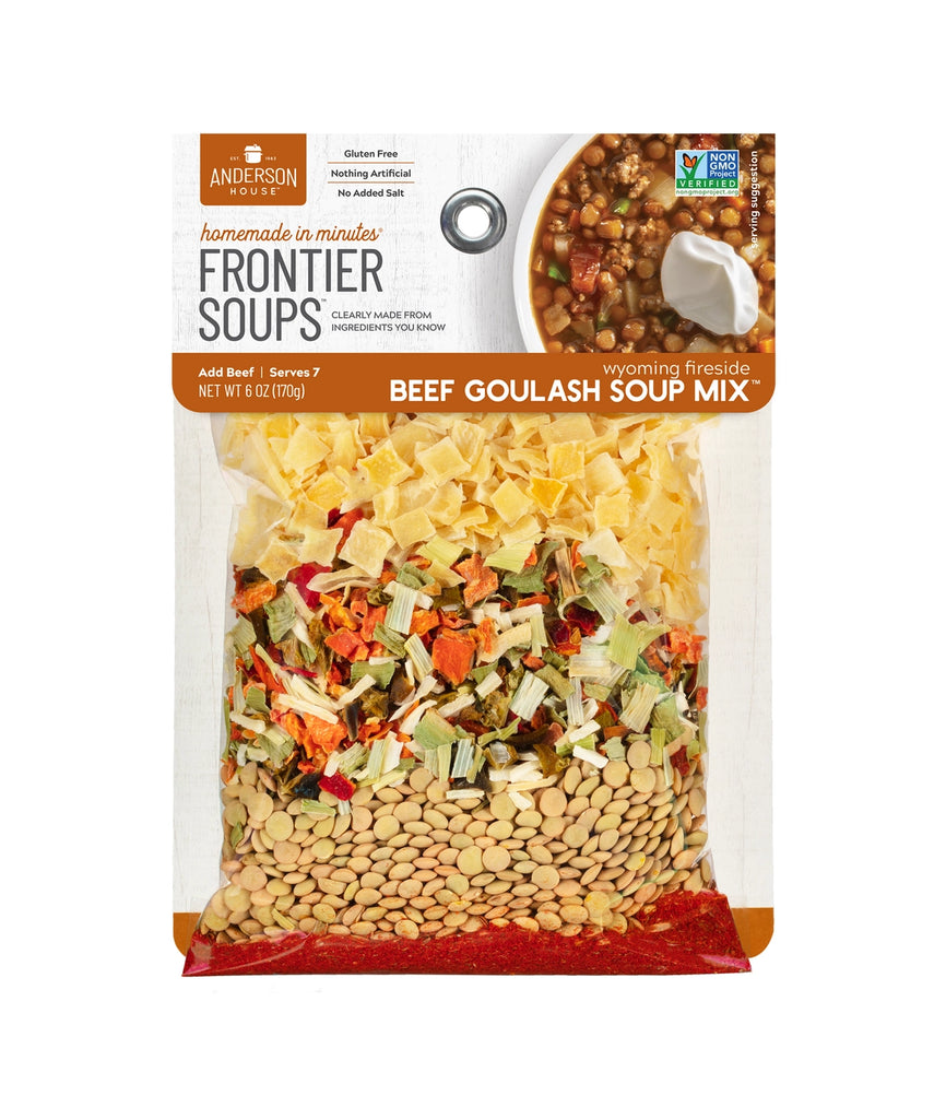 Wyoming Fireside Beef Goulash Soup Mix | Frontier Soups - Deer Creek Mercantile