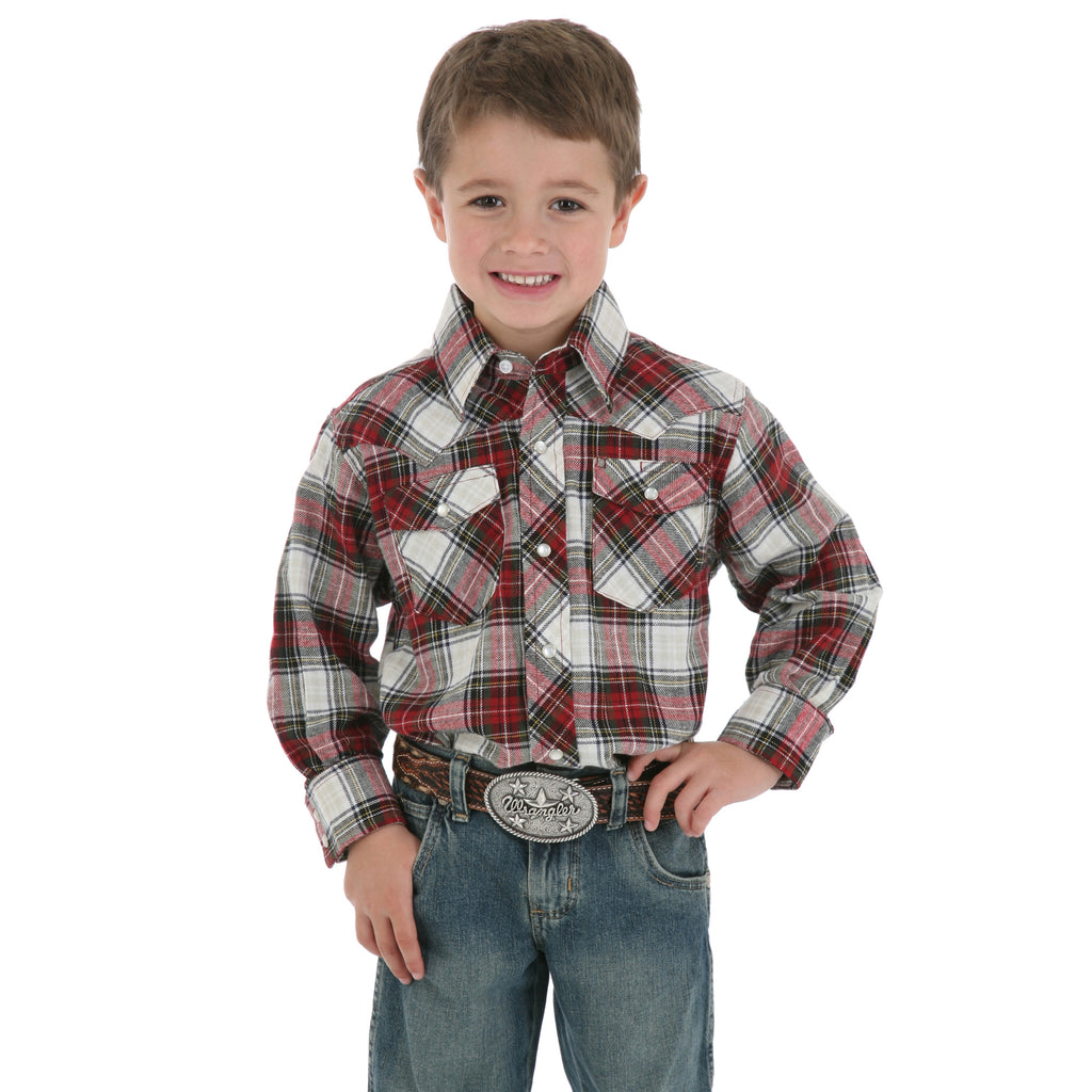 Wrangler Boys Snap Shirt (BF099AA) - Deer Creek Mercantile