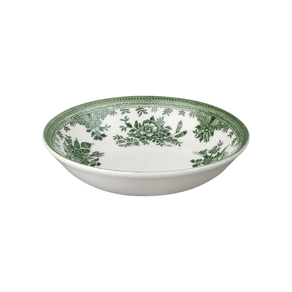 Dark Green Asiatic Pheasants Butter Pat Dish (Burleigh) - Deer Creek Mercantile