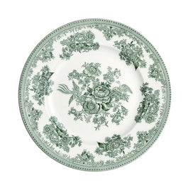 Dark Green Asiatic Pheasants Medium Plate (Burleigh) - Deer Creek Mercantile