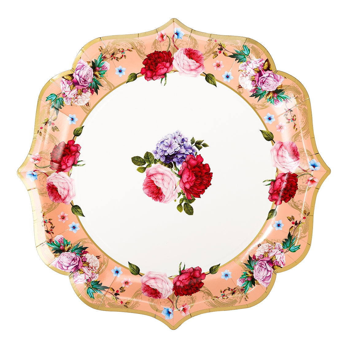 Floral Paper Plates 12 (4 Pack) – Deer Creek Mercantile