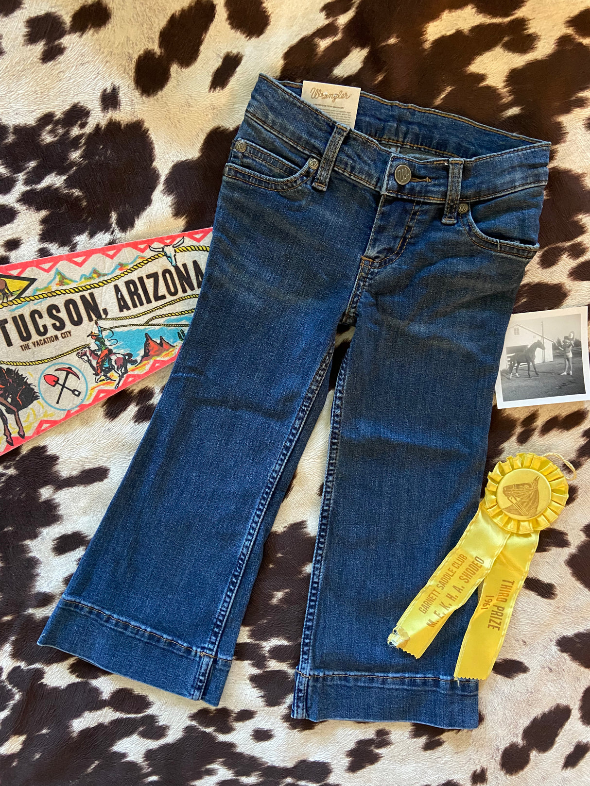KIDS GIRLS Wrangler Girls Western Retro Jeans (KIDS) 09GWWDI - Deer Creek Mercantile