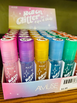 Amuse Cosmetics Roll On Glitter Lip Gloss - Deer Creek Mercantile