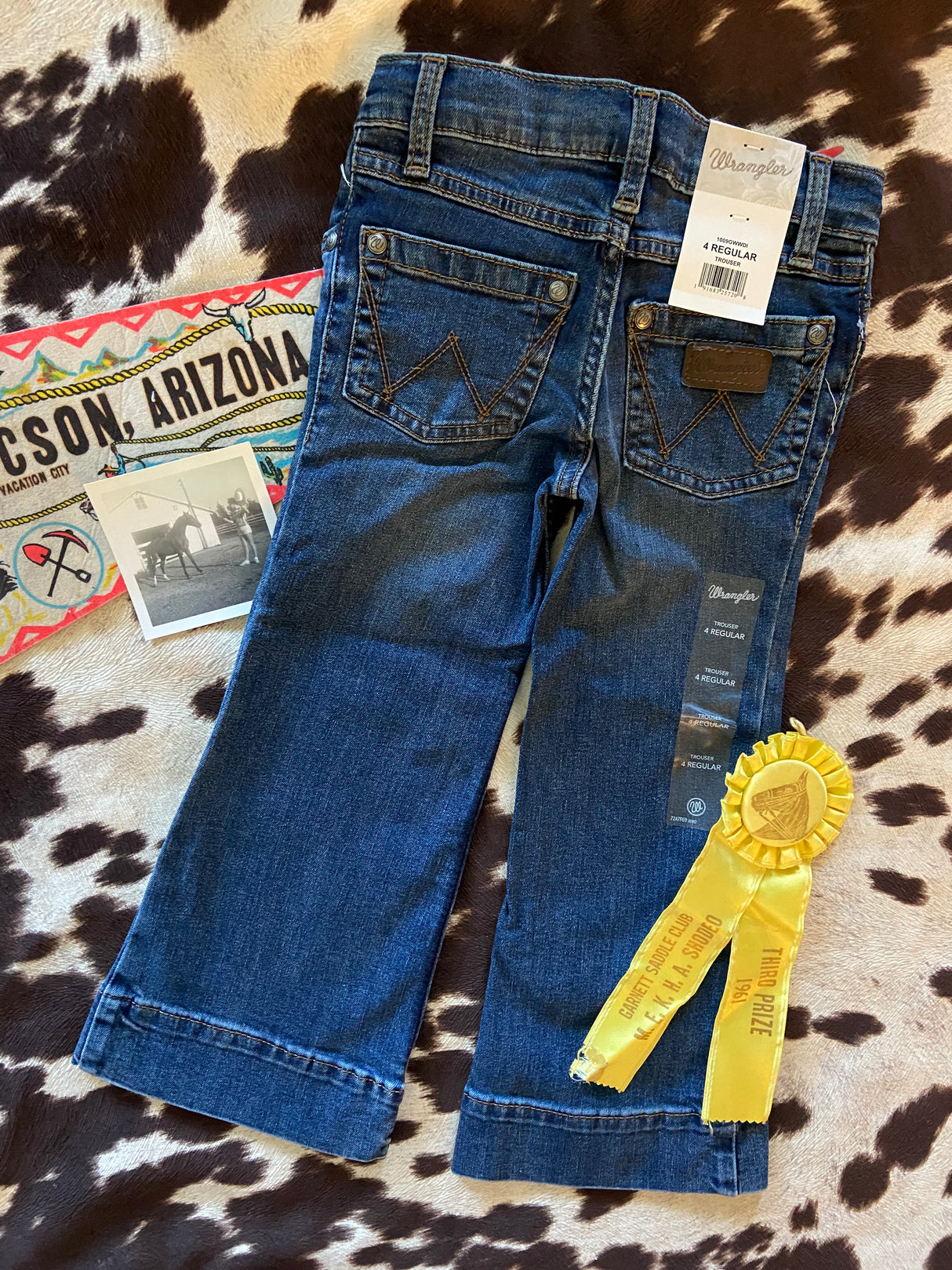 KIDS GIRLS Wrangler Girls Western Retro Jeans (KIDS) 09GWWDI - Deer Creek Mercantile