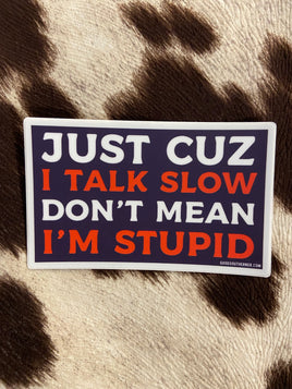 Talk Slow Southern Sayings Sticker - Deer Creek Mercantile