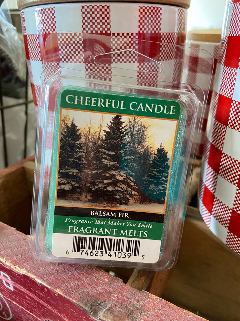 Balsam Fir Cheerful Candle Melts - Deer Creek Mercantile