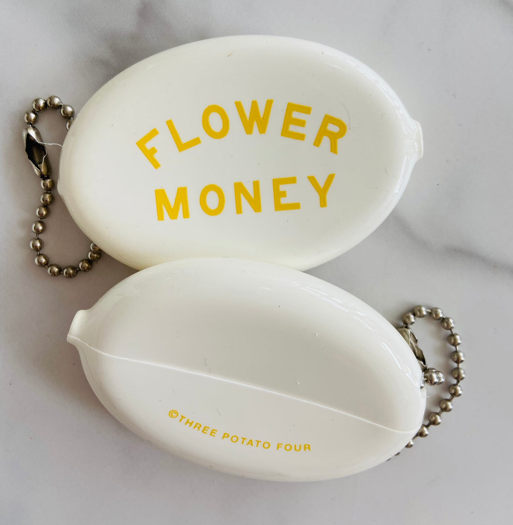 Coin Pouch Keychain - Flower Money - Deer Creek Mercantile