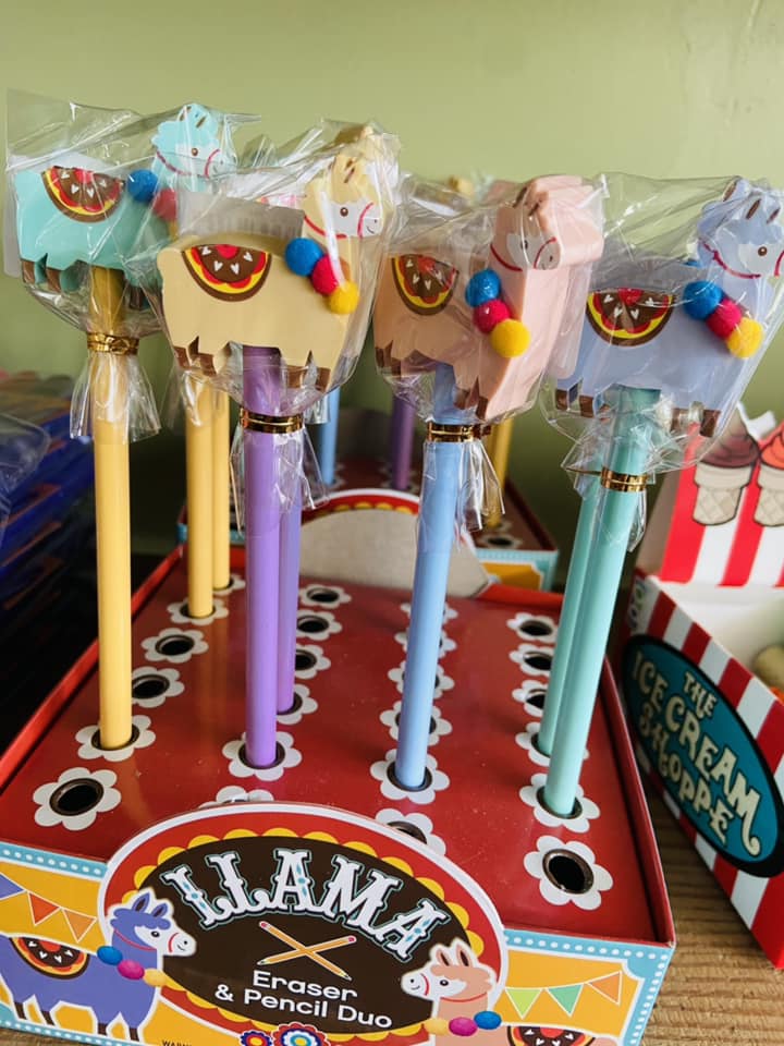 Llama Pencil & Eraser - Deer Creek Mercantile