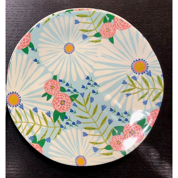 Daisy Melamine Dinner Plate Set of 4 - Deer Creek Mercantile