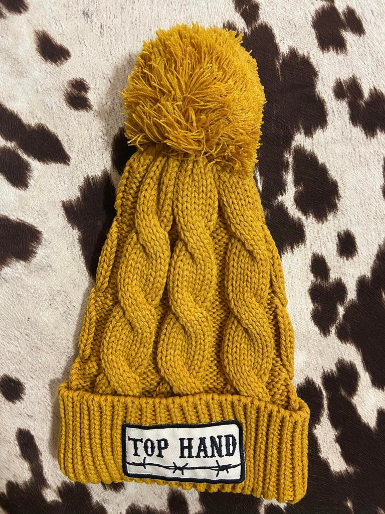 Top Hand Beanie - Stocking Cap (Mustard) - Deer Creek Mercantile